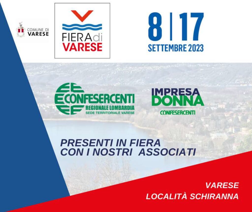 Varese, Confesercenti sarà presente alla Fiera