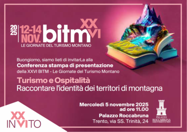 Confesercenti Trentino: mercoledì 5 novembre conferenza stampa di presentazione dell XXVI BITM